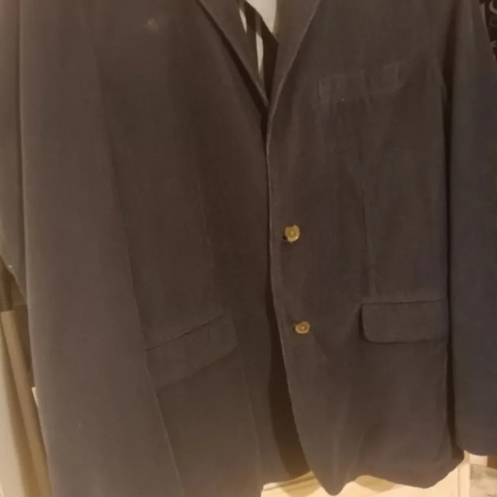 J. Crew Men's 100% Cotton Blue Corduroy Blazer Sz L